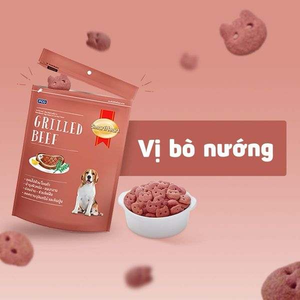Bánh Thưởng Cho Chó SmartHeart Từ Thịt & Rau Củ 100g2