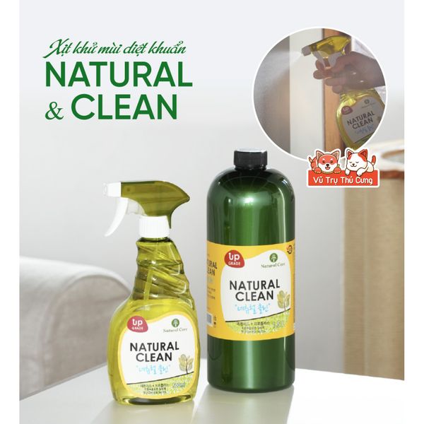 Xịt Khử Mùi Diệt Khuẩn Natural Clean Hàn Quốc 500ml2