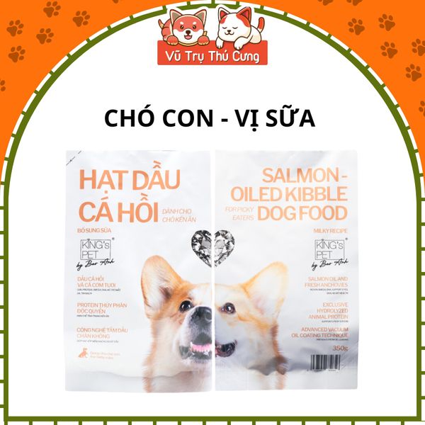 Thức Ăn Hạt Cho Chó Bổ Sung Dầu Cá Hồi King Pet