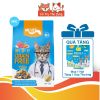 Hạt Cho Mèo MRVET G1 Không Chứa Ngũ Cốc Mix Topping Gói 1KG (Tặng Súp Thưởng)2