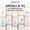Pate Cho Chó Mèo Alpha Pet Từ Thịt và Rau Củ 400g