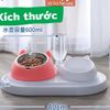 Bát Ăn Chống Kiến Và Chống Gù Lưng Cho Chó Mèo Kèm Bình Nước Tự Động
