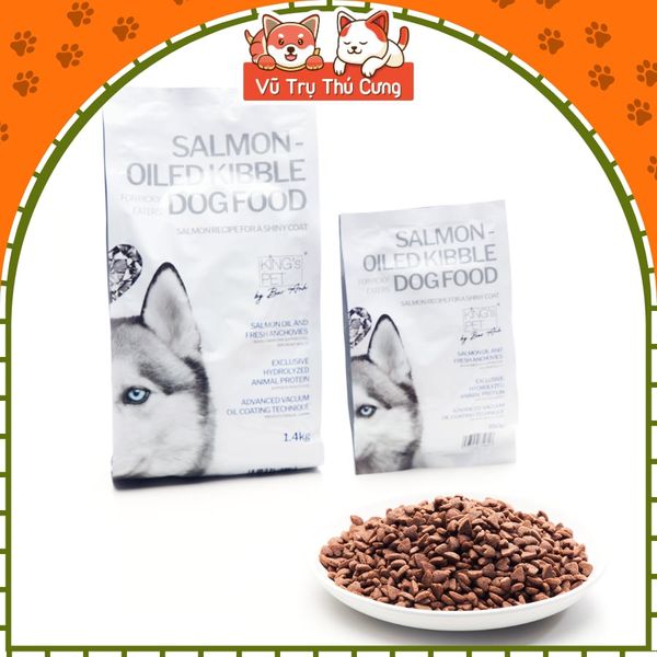 Thức Ăn Hạt Cho Chó Bổ Sung Dầu Cá Hồi King Pet