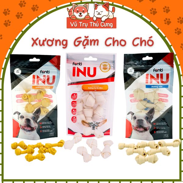 Xương Gặm Cho Chó Sạch Răng, Giàu Dinh Dưỡng Fonti Inu