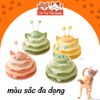 Đồ Chơi Cho Mèo-Tháp Banh 3 Tầng Có Lò Xo2