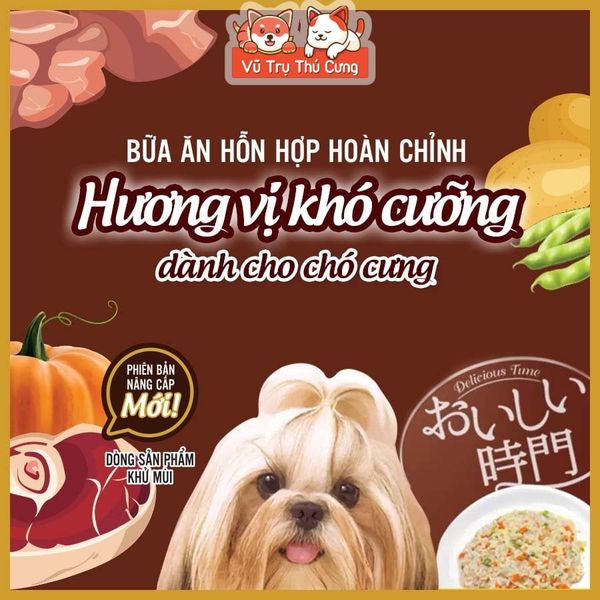 Pate Cho Chó Doggyman Dạng Thịt Đóng Gói Bổ Sung Rau Củ Gói 70g