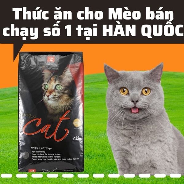 Thức ăn hạt Cat Eye Hàn Quốc cho Mèo 1Kg (Nguyên Seal)