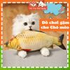 Đồ Chơi Cho Chó Mèo-Cá Nhồi Bông Kèm Catnip Thư Giãn