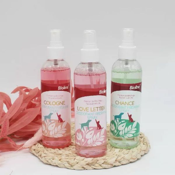 Nước hoa xịt khử mùi cho Chó mèo BIOLINE 207ml