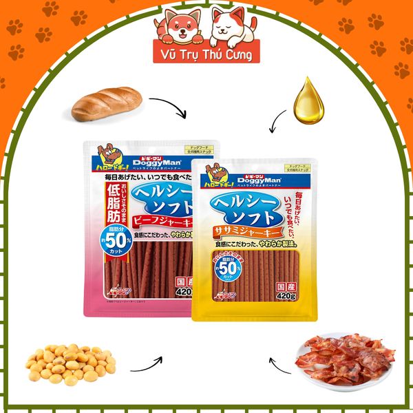 Que Thịt Mềm Cho Chó DoggyMan 420g