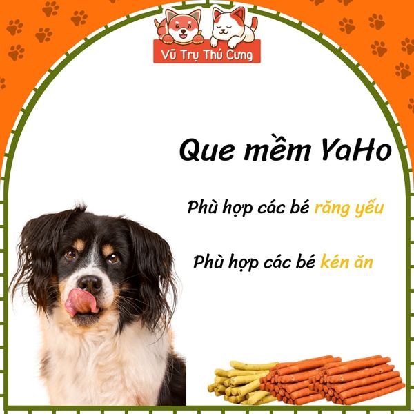 Que Thưởng Cho Chó Bổ Sung Thịt Và Rau Củ Yaho 330g