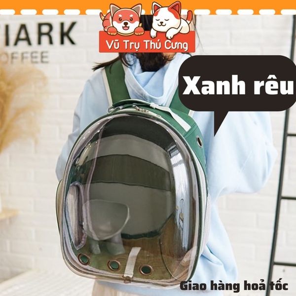 Balo Phi Hành Gia Cho Chó Mèo Nhiều Màu Sắc, Chất Liệu Thoáng Khí