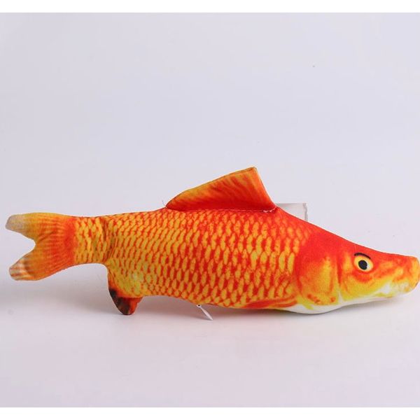 Đồ Chơi Cho Chó Mèo-Cá Nhồi Bông Kèm Catnip Thư Giãn