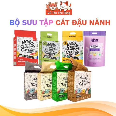 Cát Đậu Nành Tofu Cature / Catsme Cho Mèo Không Bụi, Vón Cục Hiệu Quả