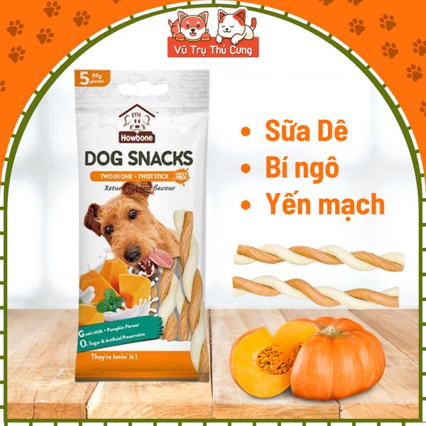 Snack Xương Gặm Sạch Răng Chó Chó Howbone Dai Dai