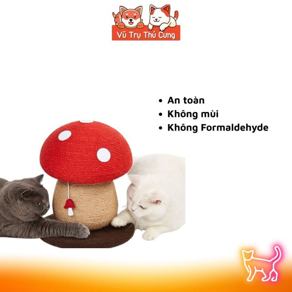 Bàn Cào/ Trụ Cào Móng Cho Mèo Hình Quả Nấm FOFOS