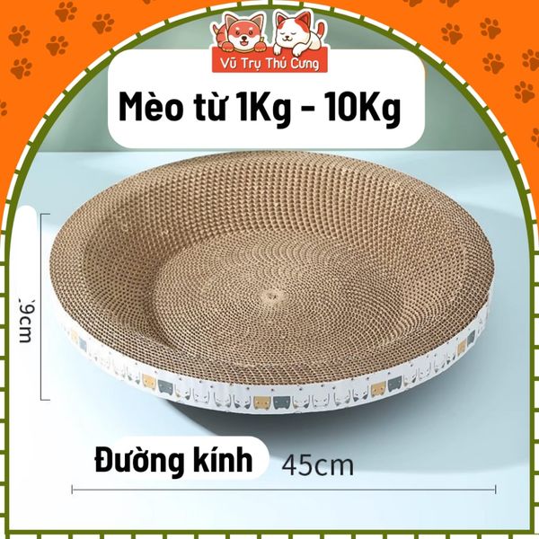 Bàn Cào Móng Cho Mèo Kết Hợp Chỗ Ngủ