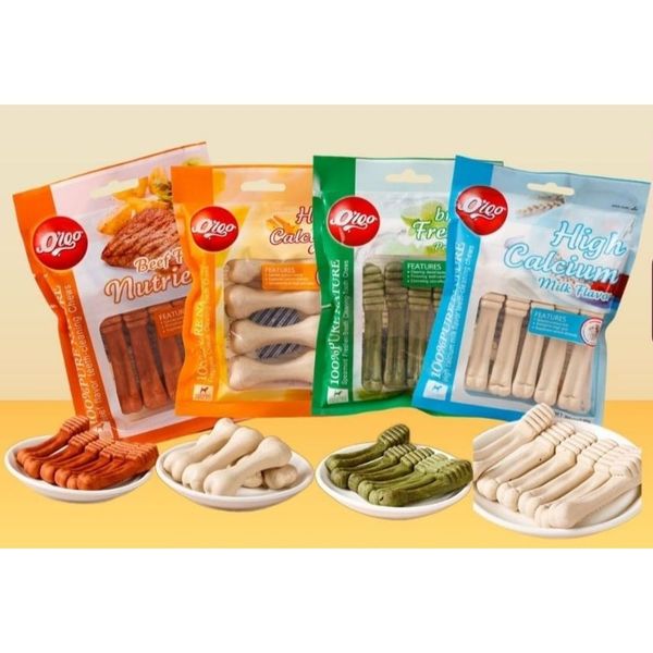 Combo 4 Gói Xương Gặm ORGO Cho Chó 90g