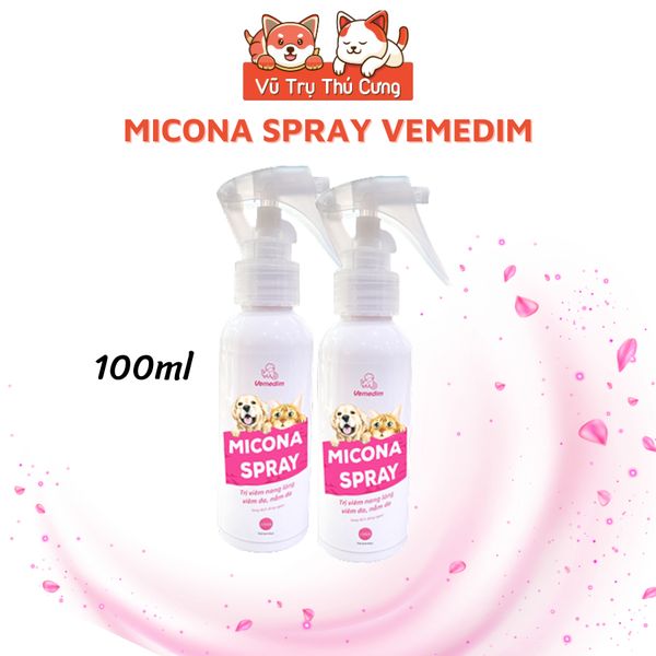 Xịt Viêm Da, Nấm Da Vemedim Micona Spray 100ml