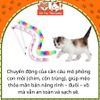 Đồ Chơi Cho Mèo Cần Câu Hình Con Sâu Lông Cầu Vồng Giúp Giảm Stress2