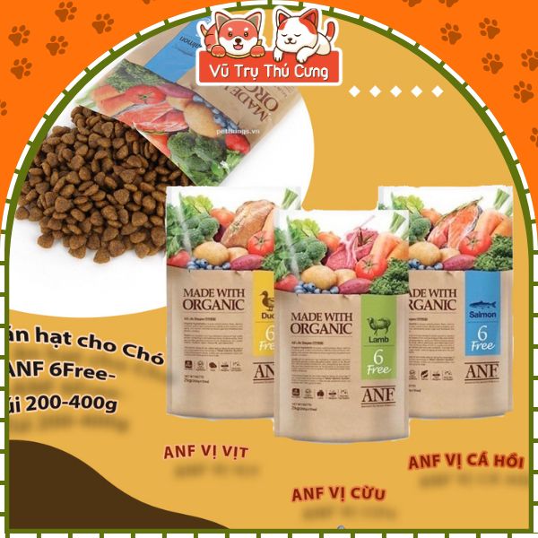 Thức Ăn Hạt Cho Chó ANF 6Free Hàn Quốc Nhiều Thịt & Rau Củ 1.6Kg