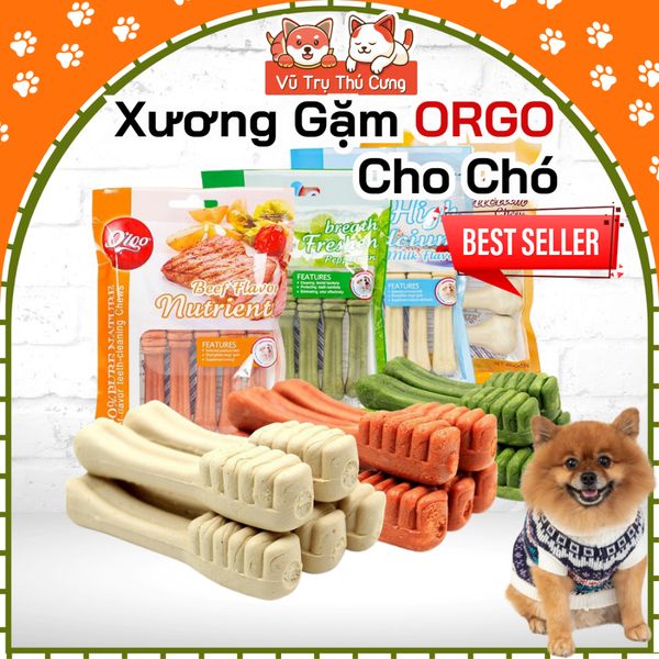 Bánh Xương Orgo/ Fonti Cho Chó Bổ Sung Canxi & Sạch Răng