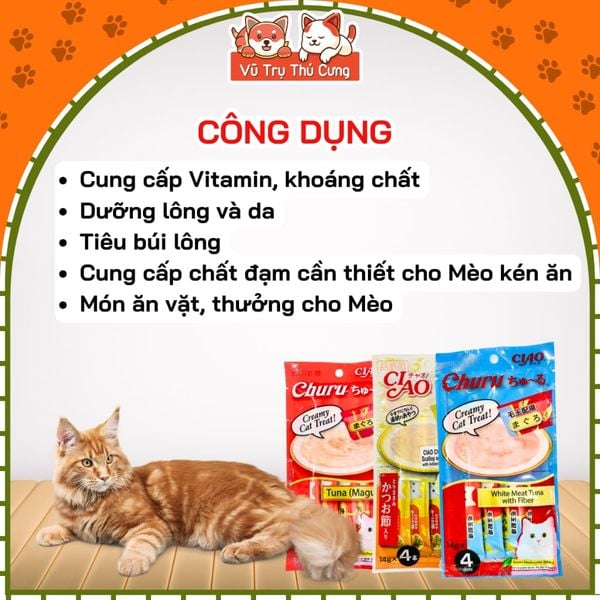 Súp Thưởng Cho Mèo Ciao Churu 4 thanh