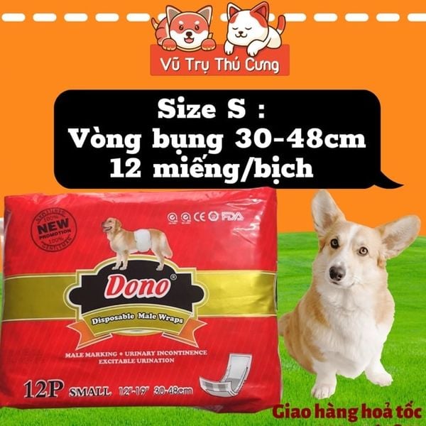 Tã Quần/ Bỉm Cho Chó Đực DONO nhiều size