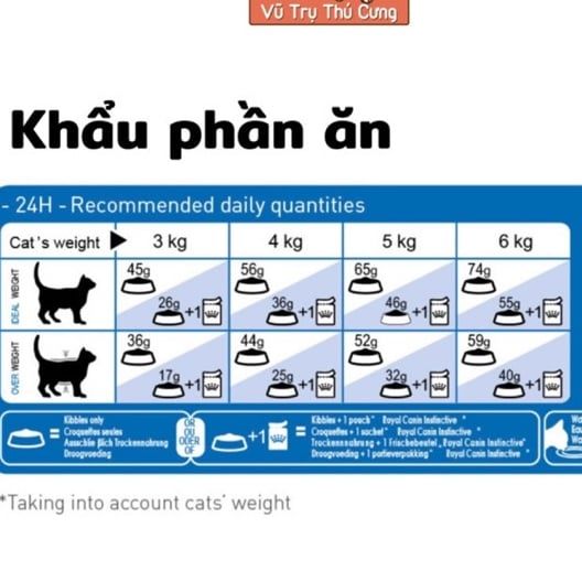 (Nguyên Seal) Thức ăn hạt cho Mèo trưởng thành Royal Canin Indoor 2Kg