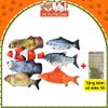 Đồ Chơi Cho Chó Mèo-Cá Nhồi Bông Kèm Catnip Thư Giãn