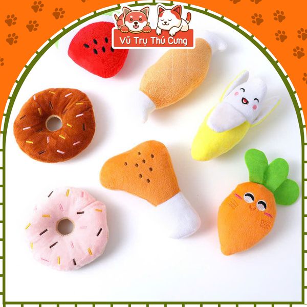 Đồ Chơi Cho Chó Mèo-Thú Nhồi Bông Nhiều Mẫu Đa Dạng2
