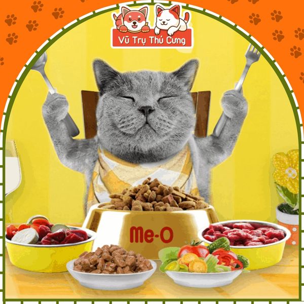 Thức Ăn Hạt Cho Mèo Me-O Đến Từ Thái Lan Nhiều Hương Vị, Giàu Dinh Dưỡng