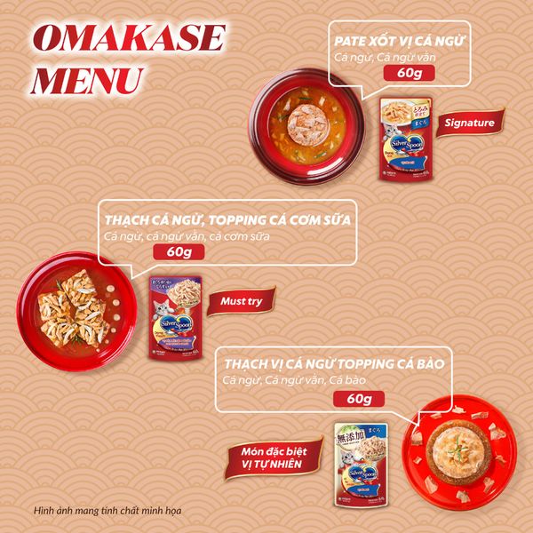 Pate Cho Mèo Silver Spoon Gói 60g Đa Dạng Hương Vị Xuất Xứ Thái Lan
