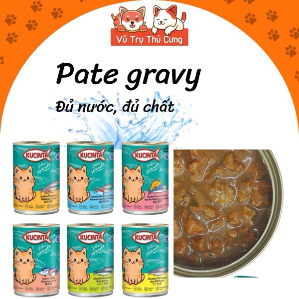 Pate Cho Mèo Thái Lan Kucinta Lon 400g