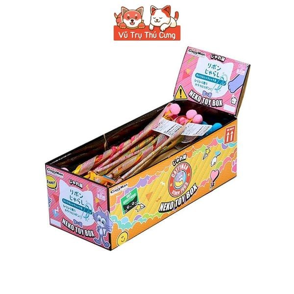 Đồ Chơi Cần Câu Ruy Băng Lấp Lánh Cattyman-Màu Ngẫu Nhiên