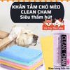 Khăn Tắm Cho Chó Mèo Siêu Thấm Hút Nước, Không Bám Lông