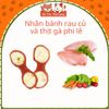 Bánh Thịt Gà Cuộn Nhân Rau Củ Cho Chó DoggyMan 90g
