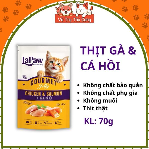 Pate Cho Mèo Thịt Thật Không Chất Bảo Quản Lapaw 70g2