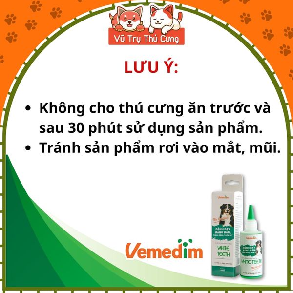 Dung Dịch Vệ Sinh Răng Miệng Cho Thú Cưng Vemedim 100ml2