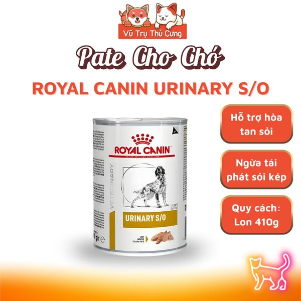 Pate Cho Chó Royal Canin Urinary S/O Hỗ Trợ Sỏi Thận