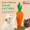 Bàn Cào/ Trụ Cào Móng Cho Mèo Hình Quả Cà Rốt Thương Hiệu FoFos