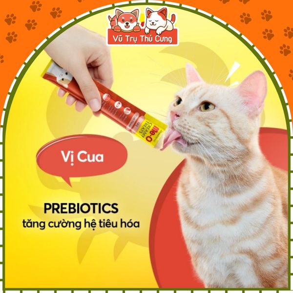COMBO 10 Thanh Súp Thưởng Cho Mèo Dạng Kem Me-O Creamy Treats