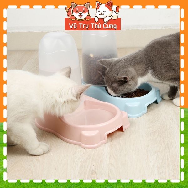 Bình đựng hạt tự động cho chó mèo, Bát cho cho thú cưng, bình đựng nước