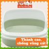 Khay đựng cát vệ sinh cho Mèo size lớn, chống văng cát, kèm xẻng xúc phân