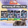 (1 tải 6 bao) Cát Nhật đen MoonCat 9L chính hãng, Cát vệ sinh cho mèo khử mùi, vón cục tốt