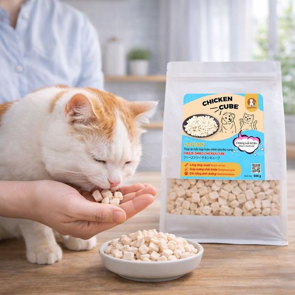 Gà Sấy CATSDO Cho Chó Mèo-Thơm Ngon, Giàu Đạm, Bổ Sung Dinh Dưỡng