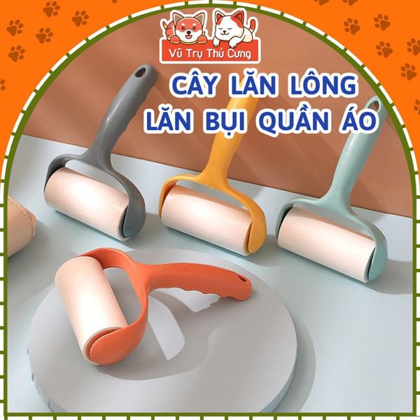 Cây Lăn Lông Chó Mèo, Lăn Bụi Quần Áo Tiện Lợi Size 16cm