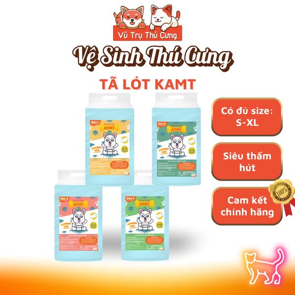 Tấm Lót Chuồng Cho Chó Mèo Dày Dặn, Thấm Hút Tốt KAMT