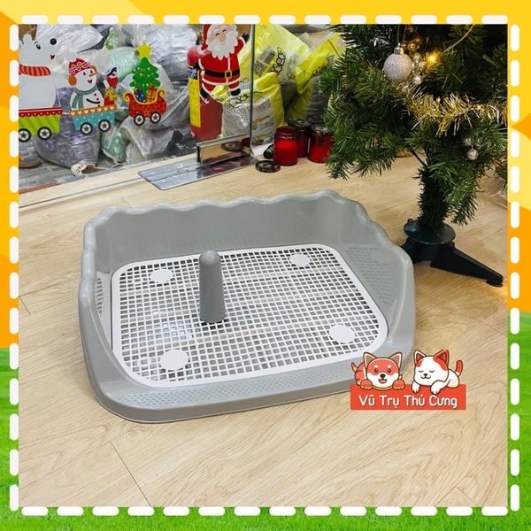 Khay vệ sinh cho Chó có thành cao chống văng nước 40x50cm