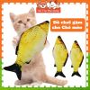 Đồ Chơi Cho Chó Mèo-Cá Nhồi Bông Kèm Catnip Thư Giãn